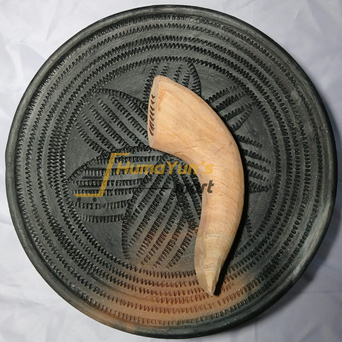 Terracotta Batna with Pestle - পোড়ামাটির বাটনা ও পিষনী সেট