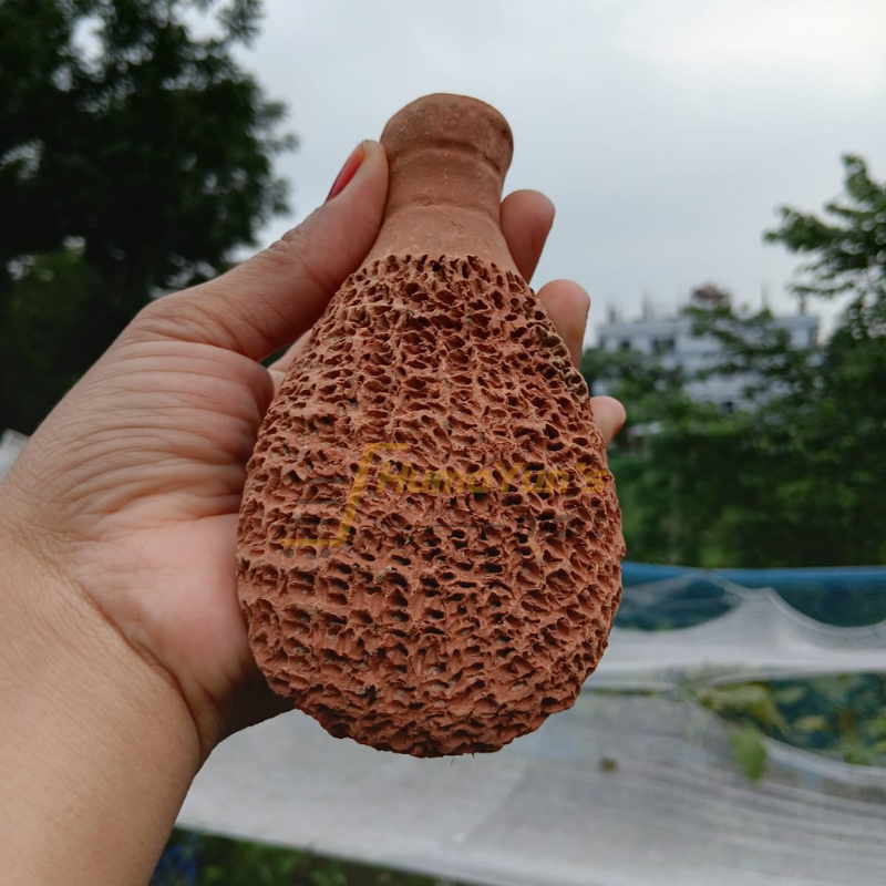 Natural Terracotta Foot Scrubber - প্রাকৃতিক পোড়ামাটির পা ঘষার পাথর