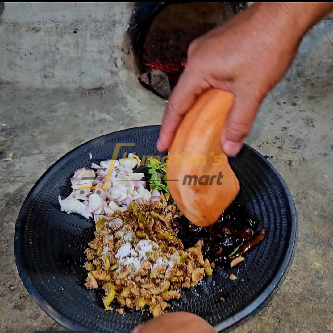 Terracotta Batna with Pestle - পোড়ামাটির বাটনা ও পিষনী সেট