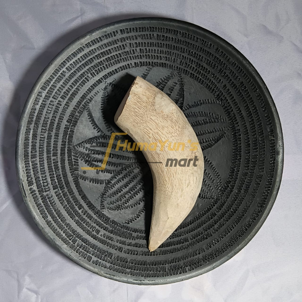 Terracotta Batna with Pestle - পোড়ামাটির বাটনা ও পিষনী সেট